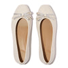 FitFlop Delicato Glitz-Bow Leather Ballet Flats - Paris Beige
