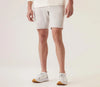 Deke Momentum Mobile Bermuda Shorts In Pulse Pique Warp Knit - Frost Gray