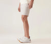 Deke Momentum Mobile Bermuda Shorts In Pulse Pique Warp Knit - Frost Gray