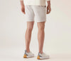 Deke Momentum Mobile Bermuda Shorts In Pulse Pique Warp Knit - Frost Gray
