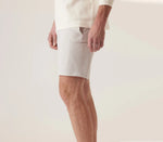 Deke Momentum Mobile Bermuda Shorts In Pulse Pique Warp Knit - Frost Gray