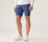 Deke Momentumn Mobile Bermuda Shorts In Pulse Pique Warp Knit - Lake