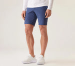 Deke Momentumn Mobile Bermuda Shorts In Pulse Pique Warp Knit - Lake