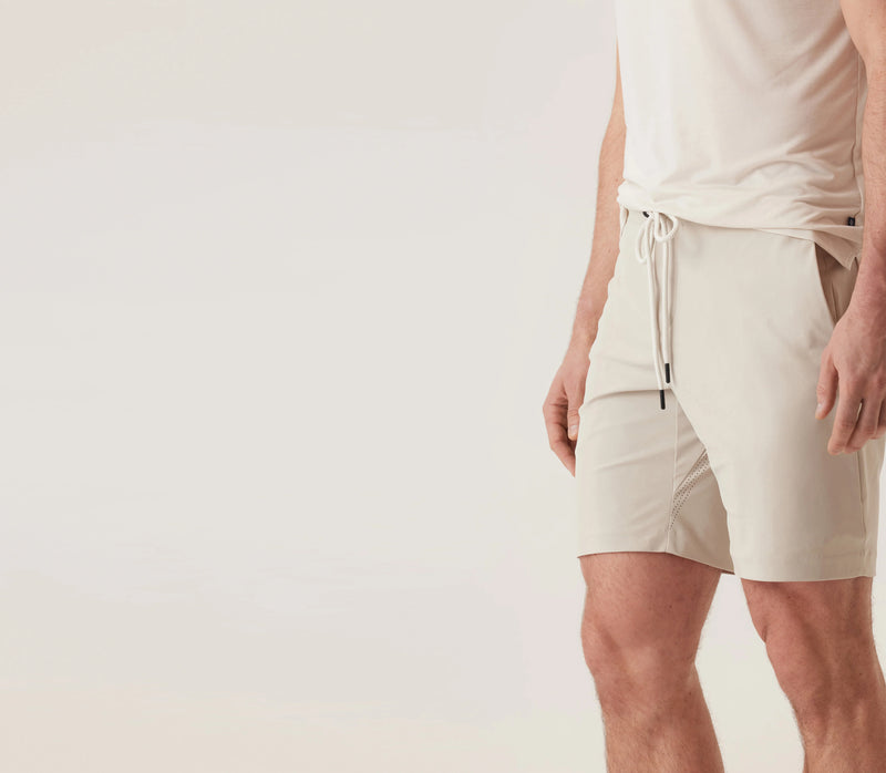 Deke Solarx Cargo Bermuda Shorts In Nano Nylon Warp Knit - Silver