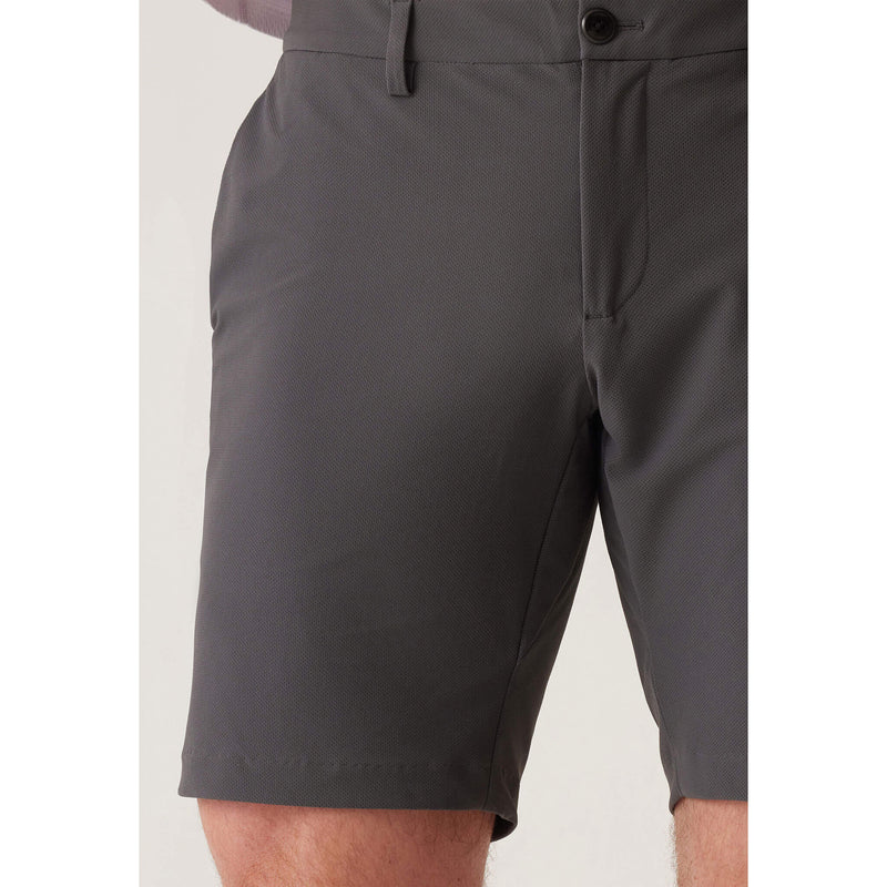 DEKE 8.5-Inch Momentum Mobile Bermuda Shorts In Pulse Pique Warp Knit - Shadow