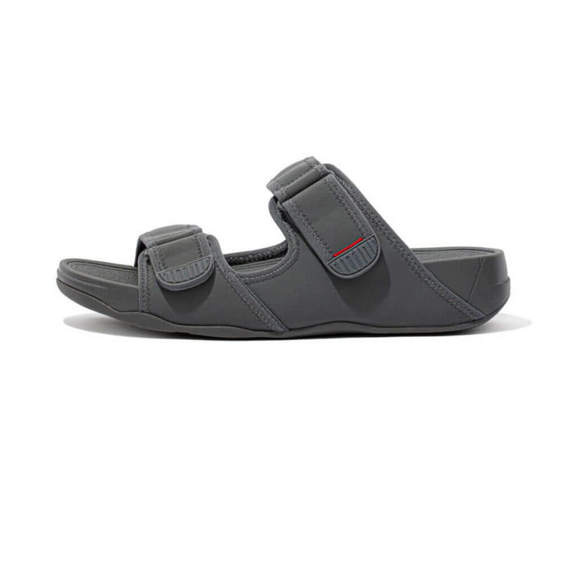 FitFlop Men's Gogh Moc Slide Sandals - Pewter Grey