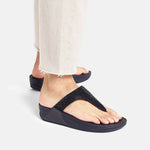 FitFlop Lulu Crystal Embellished Sandals - All Black