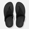 FitFlop Lulu Crystal Embellished Sandals - All Black