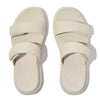 FitFlop F-Mode Go Adjustable Flatform Two Bar Slide Sandals - Paris Beige