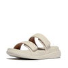 FitFlop F-Mode Go Adjustable Flatform Two Bar Slide Sandals - Paris Beige