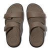 FitFlop Mens F-Mode Go Adjustable Two Bar Slide Sandals - Java Java