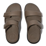 FitFlop Mens F-Mode Go Adjustable Two Bar Slide Sandals - Java Java