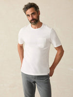 Faherty Sunwashed Pocket T-Shirt - White