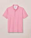 Johnnie-O Men's Four Leaf Featherweight Performance Polo Shirt - Azalea