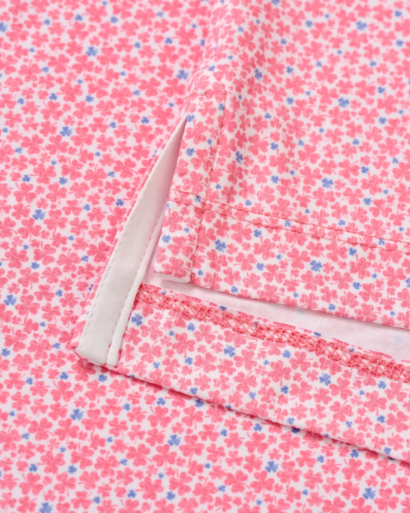 Johnnie-O Men's Four Leaf Featherweight Performance Polo Shirt - Azalea