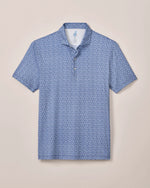 Johnnie-O Men's Four Leaf Featherweight Performance Polo Shirt - Lake