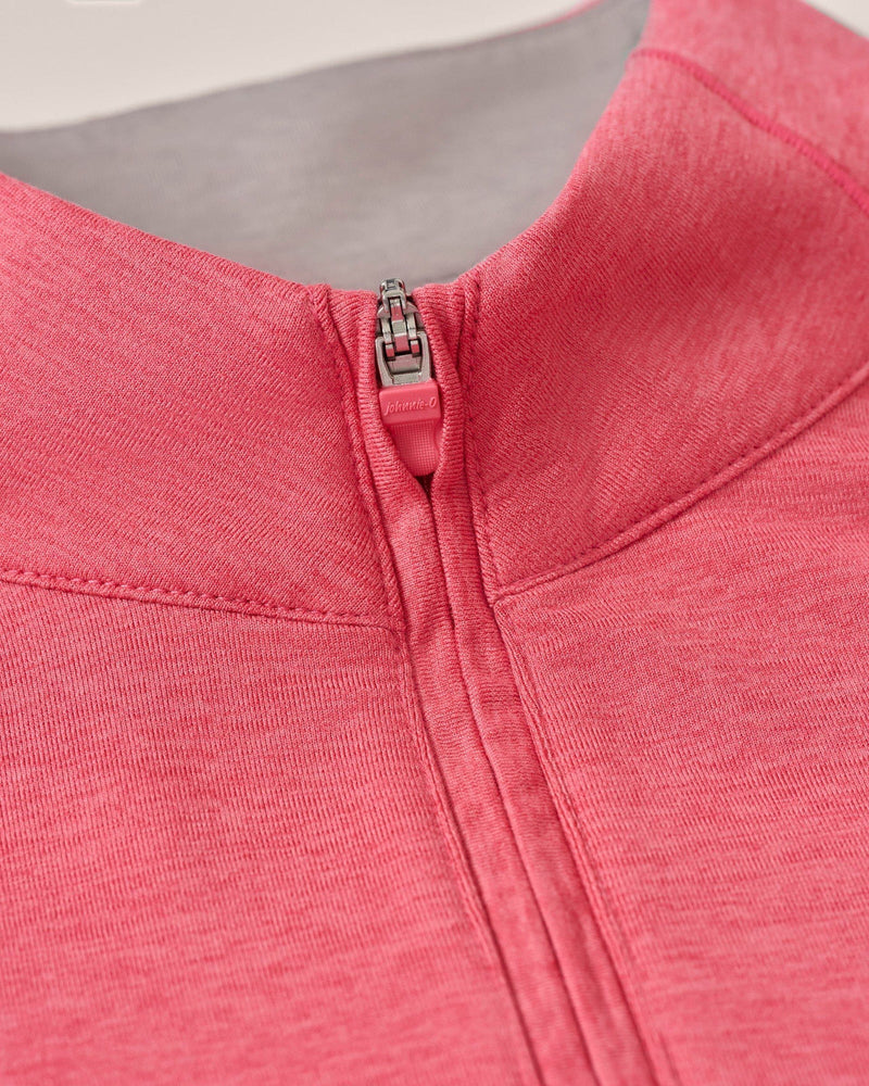 Johnnie-O Men's Freeborne Performance 1/4 Zip Pullover Sweater - Azalea
