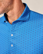 Johnnie-O Men's Emillio Performance Polo Shirt - Palisades Blue