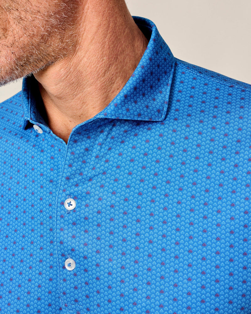 Johnnie-O Men's Emillio Performance Polo Shirt - Palisades Blue
