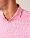 Johnnie-O Men's Four Leaf Featherweight Performance Polo Shirt - Azalea