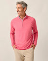 Johnnie-O Men's Freeborne Performance 1/4 Zip Pullover Sweater - Azalea