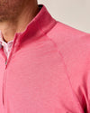 Johnnie-O Men's Freeborne Performance 1/4 Zip Pullover Sweater - Azalea