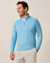 Johnnie-O Men's Freeborne Performance 1/4 Zip Pullover Sweater - Maliblu