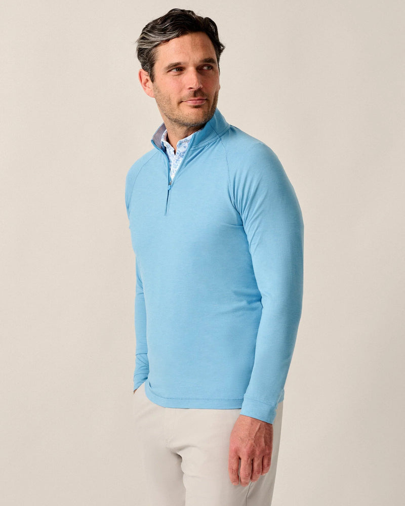 Johnnie-O Men's Freeborne Performance 1/4 Zip Pullover Sweater - Maliblu