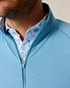 Johnnie-O Men's Freeborne Performance 1/4 Zip Pullover Sweater - Maliblu