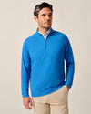 Johnnie-O Men's Freeborne Performance 1/4 Zip Pullover Sweater - Palisades Blue