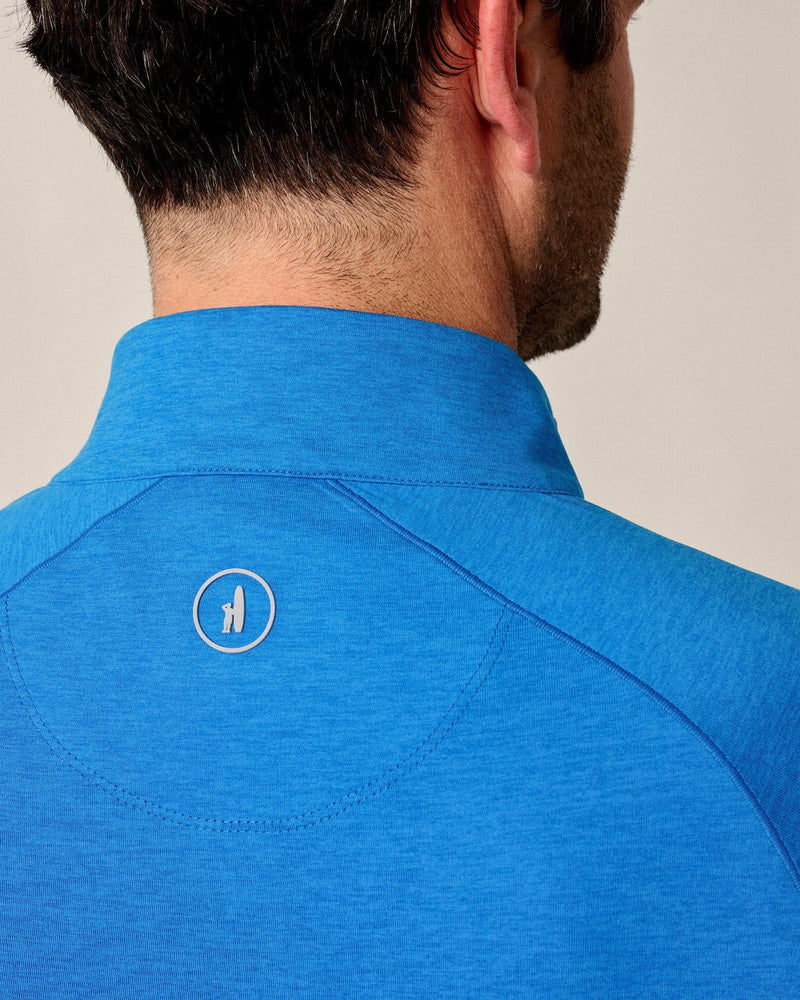 Johnnie-O Men's Freeborne Performance 1/4 Zip Pullover Sweater - Palisades Blue