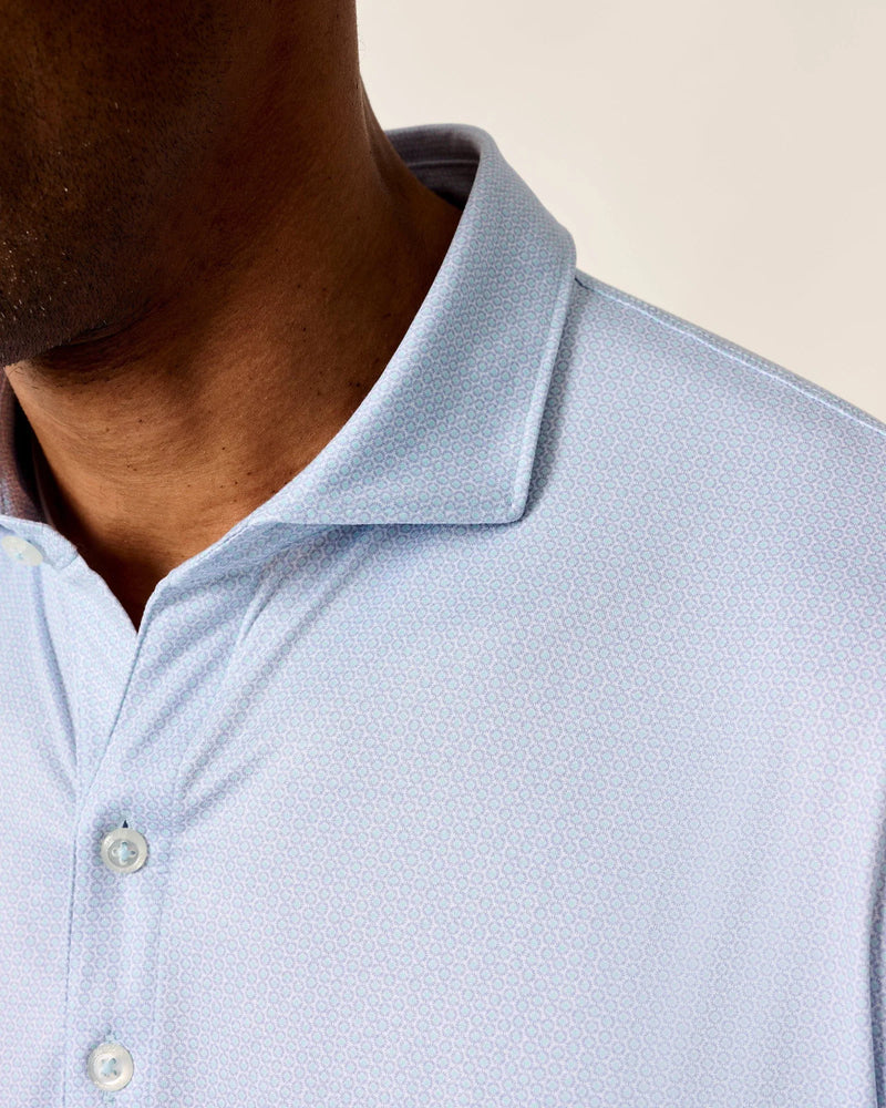 Johnnie-O Men's Marlin Featherwight Performance Polo Shirt - Verbena