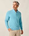 Johnnie-O Men's Motion Performance 1/4 Zip Pullover Sweater - Haze