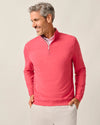 Johnnie-O Men's Motion Performance 1/4 Zip Pullover Sweater - Lobster