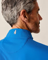 Johnnie-O Men's Motion Performance 1/4 Zip Pullover Sweater - Palisades Blue