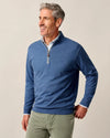 Johnnie-O Men's Sully Pullover 1/4 Zip Pullover Sweater - Sapphire