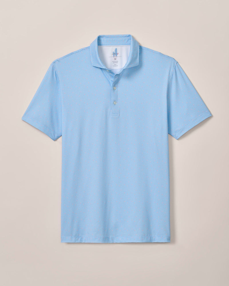 Johnnie-O Men's Tundra Featherweight Performance Polo Shirt - Maliblu