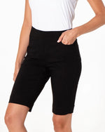 SlimSation 12-Inch Walking Shorts - Black