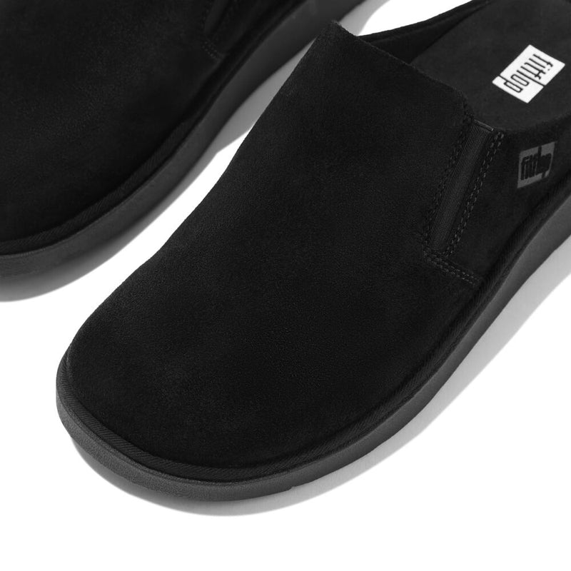 FitFlop Gen-FF Elasticated Suede Mules - Black