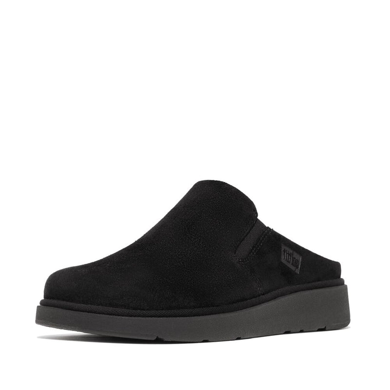 FitFlop Gen-FF Elasticated Suede Mules - Black