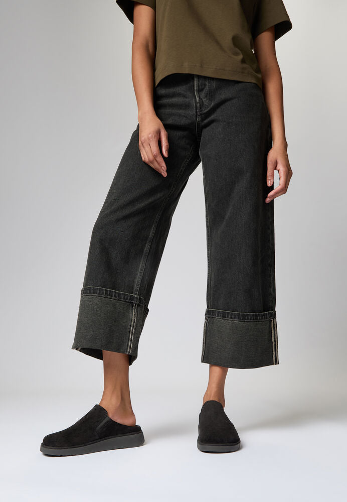 FitFlop Gen-FF Elasticated Suede Mules - Black
