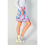 G Lifestyle Print 17-Inch Flare Skort - Tulip