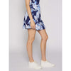 G Lifestyle 17-Inch Print Flare Skort - Blue Lily