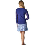 G Lifestyle Lancaster 17-Inch Skort - Blue