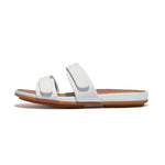 FitFlop Gracie Canvas Slide Sandals - Seafoam Blue