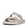 FitFlop Men's Iqushion Two-Bar Buckle Slides - Clay Grey
