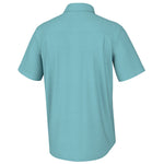 Huk Tide Point Short Sleeve Sport Shirt - Marine Blue