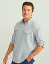 Huk Tide Point Long Sleeve Sport Shirt - Harbor Mist