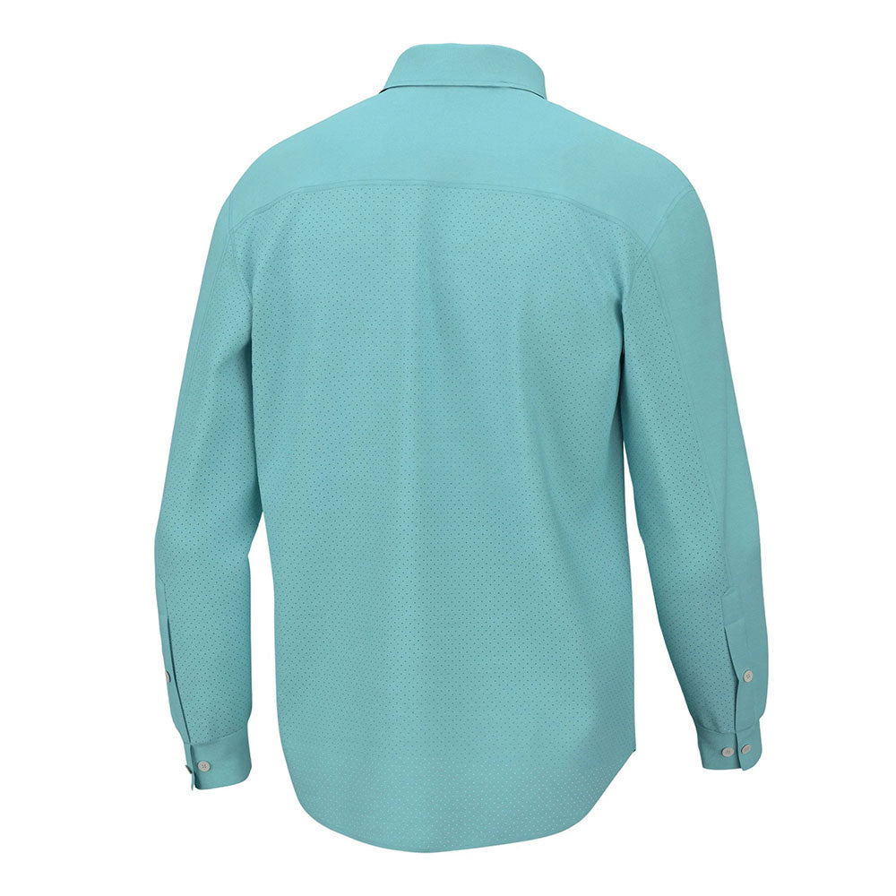 HUK Men's Tide Point Long Sleeve Shirt