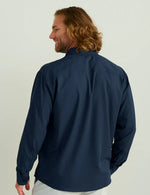 Huk Tide Point Long Sleeve Sport Shirt - Naval Academy